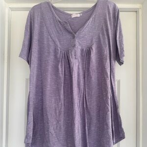 Alife Lavender Short Sleeve Women's Top